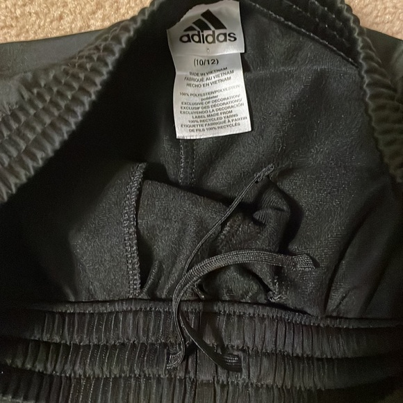Adidas Youth Iconic Tricot Black Track Jogger Pants. - Picture 6 of 11